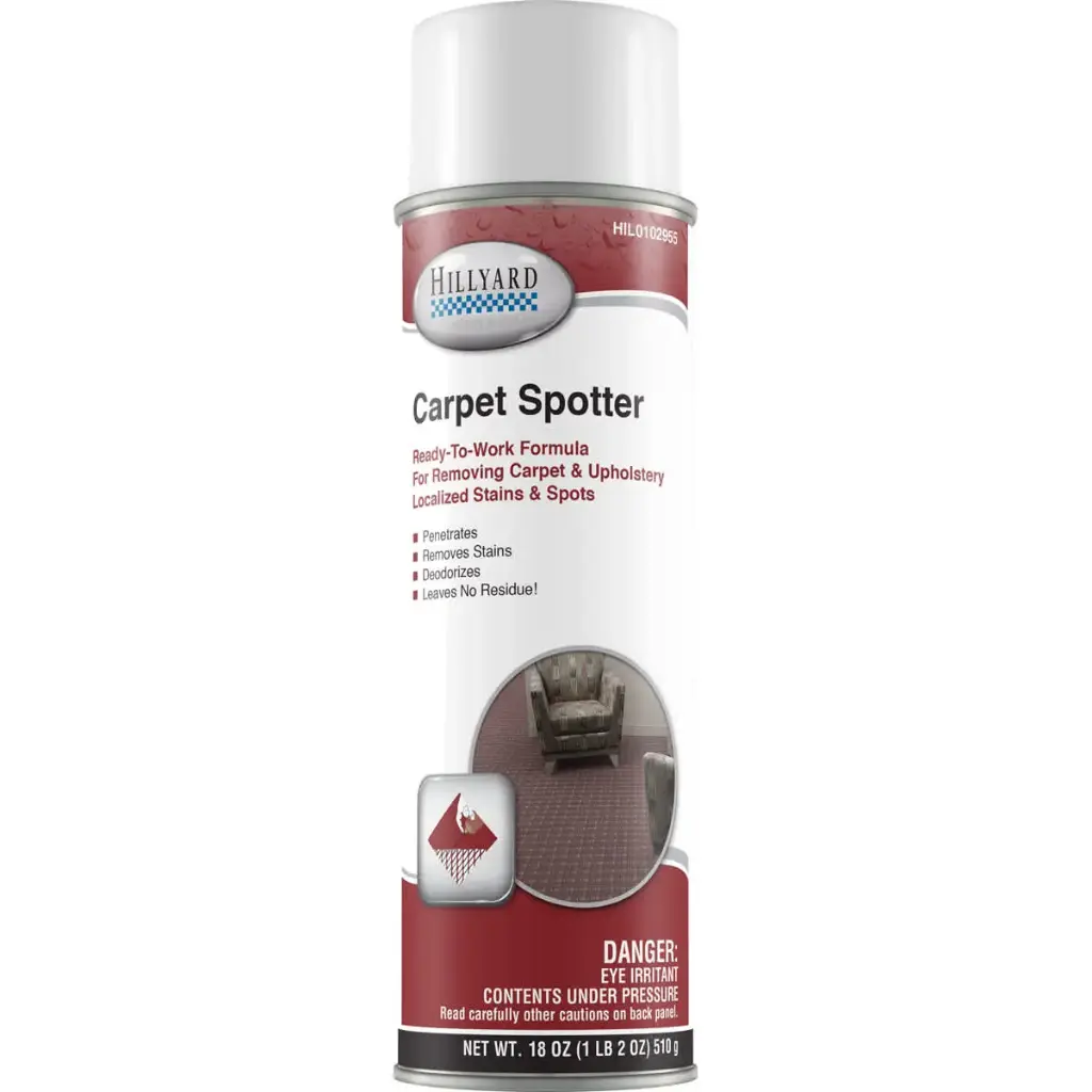 [C31502] HILLYARD CARPET SPOTTER FOAM 18 OZ AEROSOL CAN 12 EA/CS