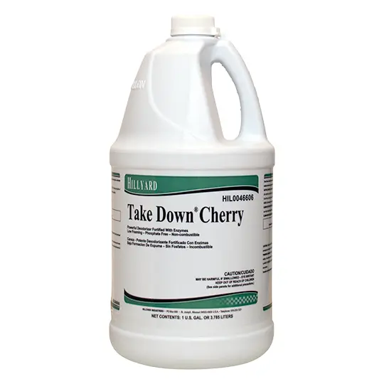 [C11501] HIL0046606 HILLYARD TAKE DOWN CHERRY BACTERIA ENZYMES 4 GL/CS