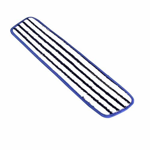 [T92162] HOSPECO 3189 18" BLUE WHITE MICROFIBER FLAT FINISH MOP PAD 10 DZ/CS