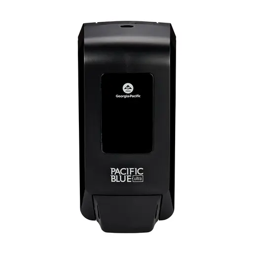 [H51101] PACIFIC BLUE ULTRA WALL-MOUNTED MANUAL DISPENSER FOR FOAMING HAND SOAP AND HAND SANITIZER, BLACK