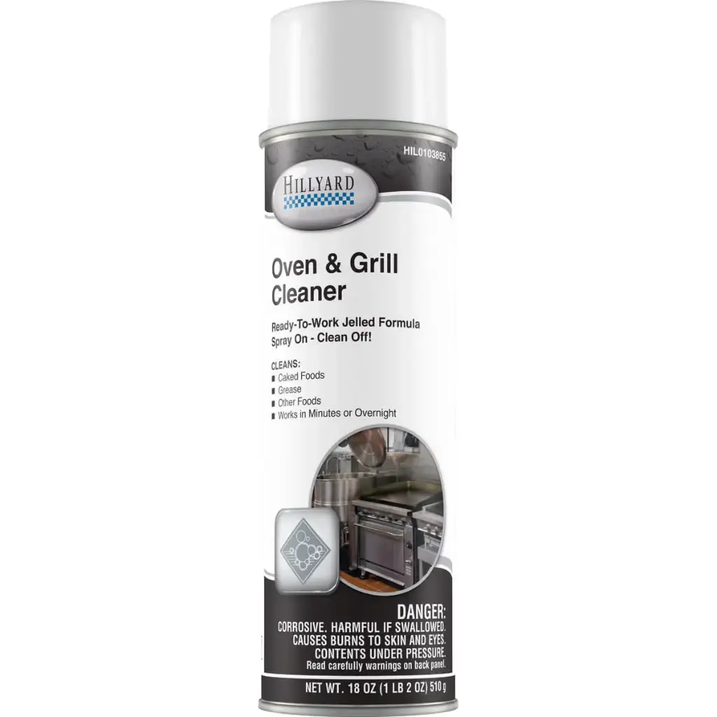 [C71505] HILLYARD OVEN & GRILL CLEANER AEROSOL 18 OZ AEROSOL 12/CS