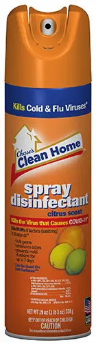[C50501] 419-0425 CLEAN HOME SPRAY DISINFECTANT CITRUS 19OZ CAN 12/CS HOSPITAL QUAT FORMULA