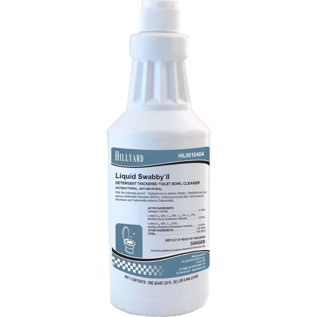 LIQUID SWABBY II THICKENED BOWL CLEANER 9.5% HCL 12 QT/CS