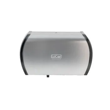 [P43112] LOCOR D67021-N SIDE BY SIDE BATH TISSUE STAINLESS STEEL 1 EA