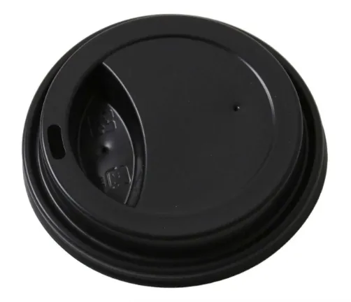 [FS67902] VERDE PP BLACK LID FOR 10-20 OZ HOT CUP 1000/CS #HCLIDB1220