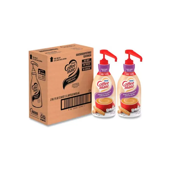 [FS78001] COFFEE MATE LIQUID CREAMER ORIGINAL 1.5L PUMP BOTTLE 2/CS
