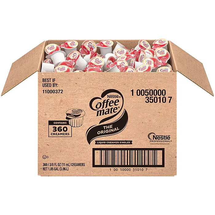 [FS78004] COFFEEMATE CREAMER LIQUID 360 PACKS PER CASE