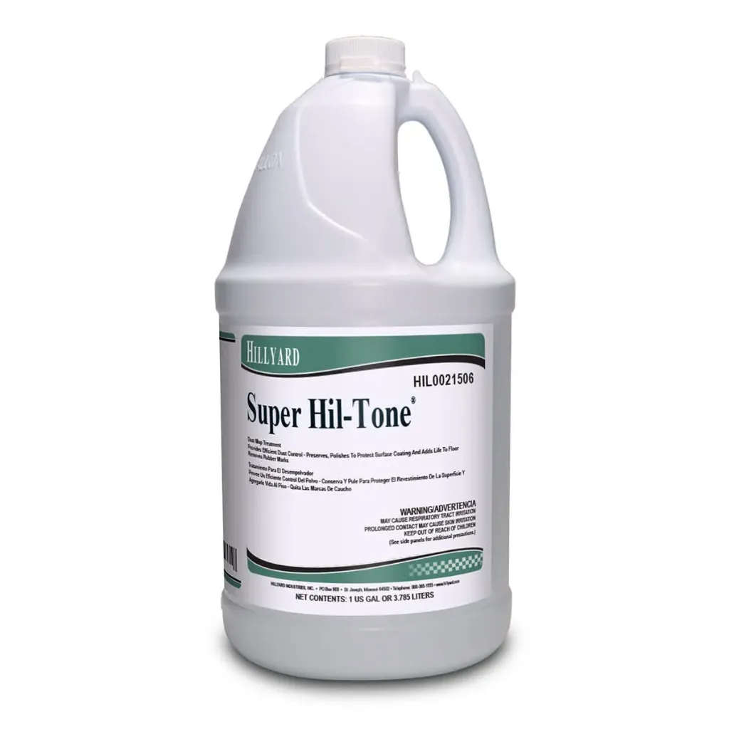 [C31505] HIL0021506 HILLYARD SUPER HIL-TONE DUST MOP TREATMENT (OIL BASE) 4 GL/CS
