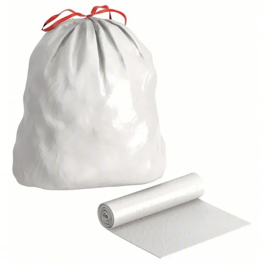 ARDT32W 24X27 .90MIL LLDPE CORELESS ROLL DRAWSTRING LINER 200/CS
