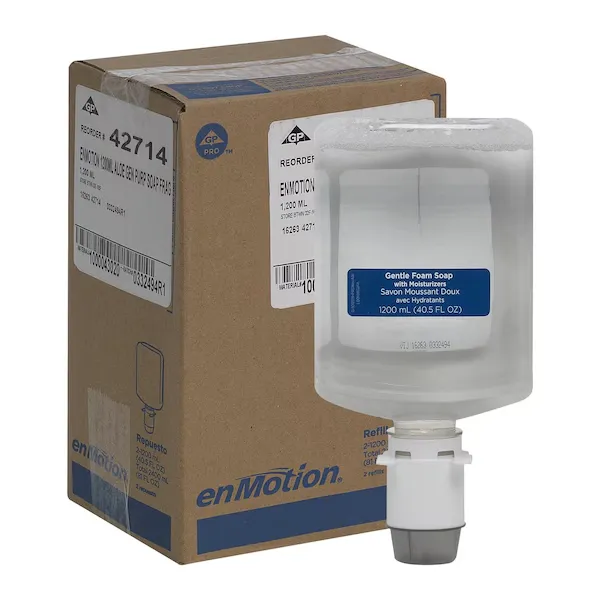 [H21102] 42714 ENMOTION FOAM HAND SOAP CARTRIDGE, 1200 ML, FRAGRANCE FREE, 2/CS
