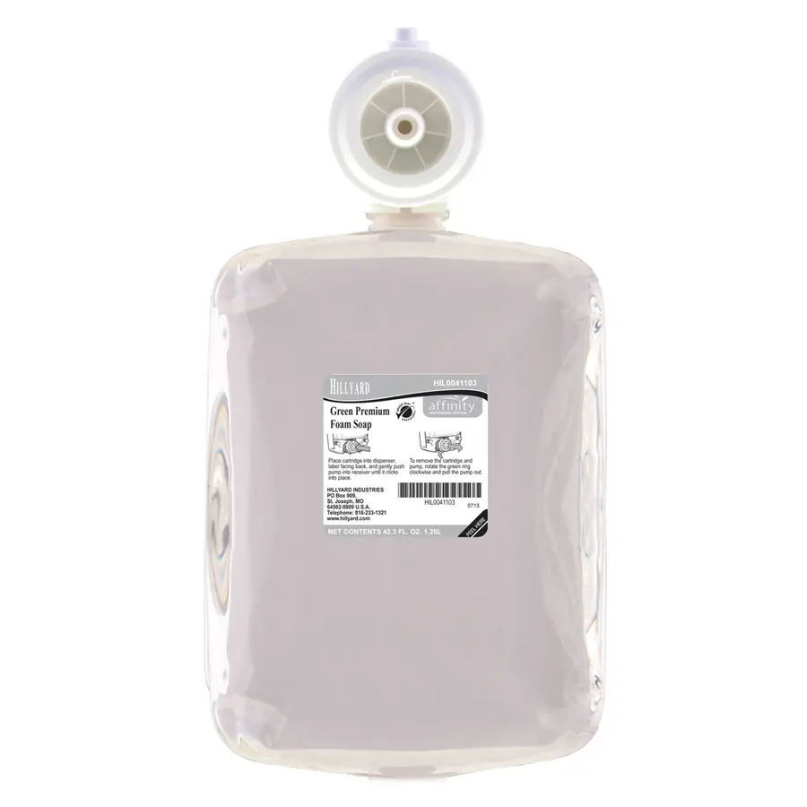 [H21507] HIL0041103 AFFINITY FOAM SOAP FRAG/DYE FREE 1250ML 4/CS