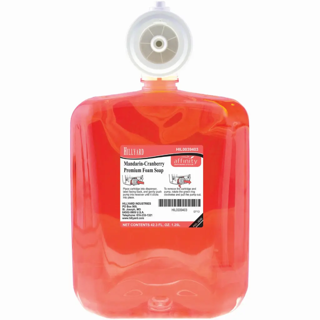 [H21506] HIL0039403 AFFINITY FOAM SOAP MANDARIN CRANBERRY MANUAL FOAM 1250 ML 4/CS