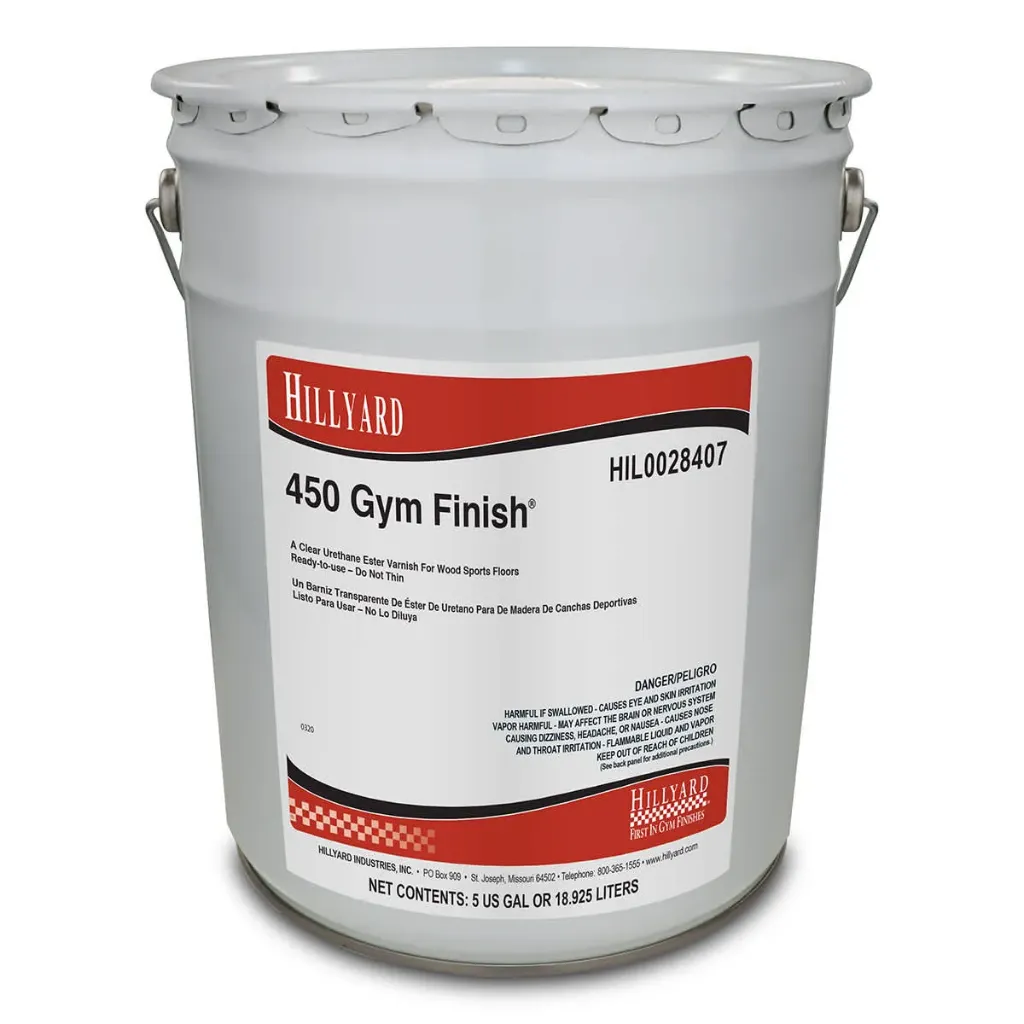 [C19161] 450 GYM FINISH, OIL-BASED, HILLYARD GYM FINISH, HIL0028407 5 GL DM