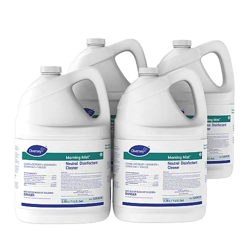 [C75701] 5283038 MORNING MIST NEUTRAL DISINFECTANT CLEANER, FRESH SCENT, 4 GL/CS