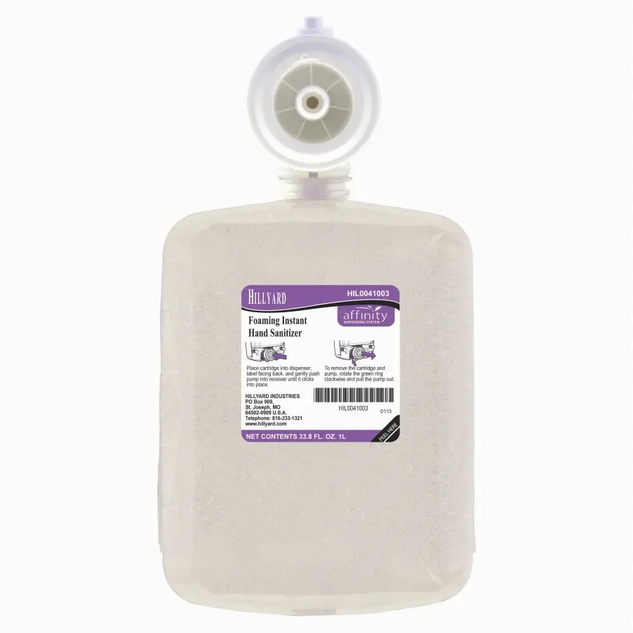 HIL0041003 AFFINITY FOAM HAND SANITIZER 62% ALCOHOL 4/1000ML