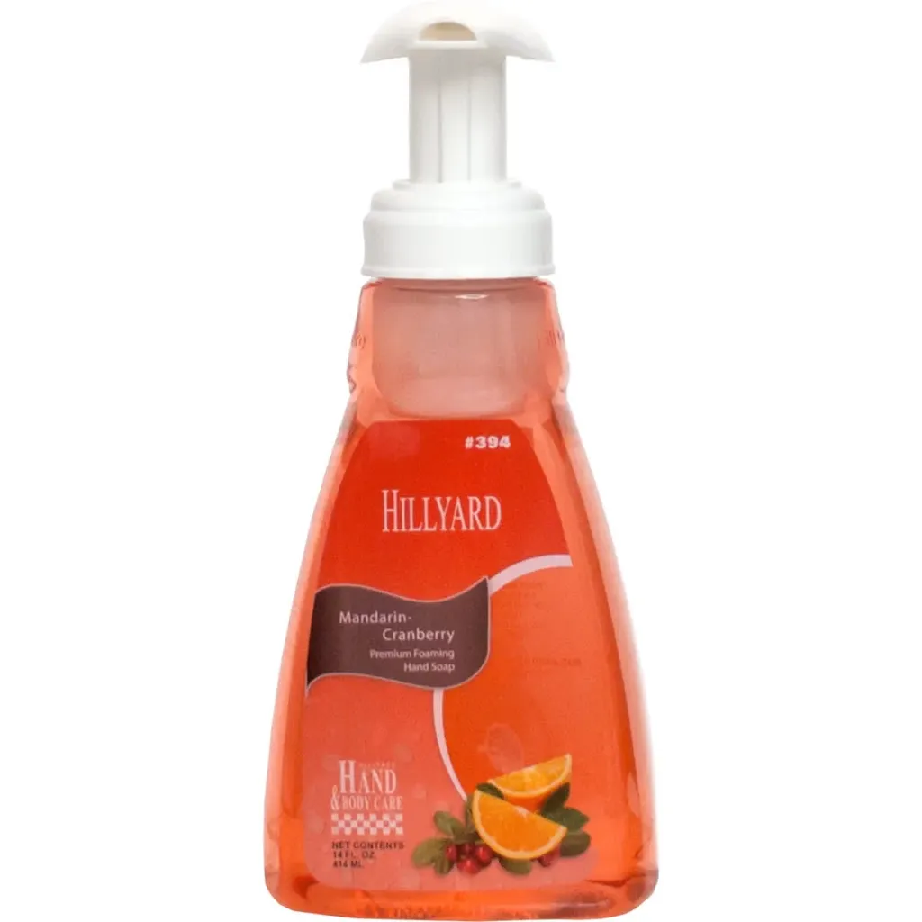 [H21516] HIL0039482 HILLYARD, MANDARIN-CRANBERRY PREMIUM FOAM SOAP, 14 OZ BOTTLE, 6/CS