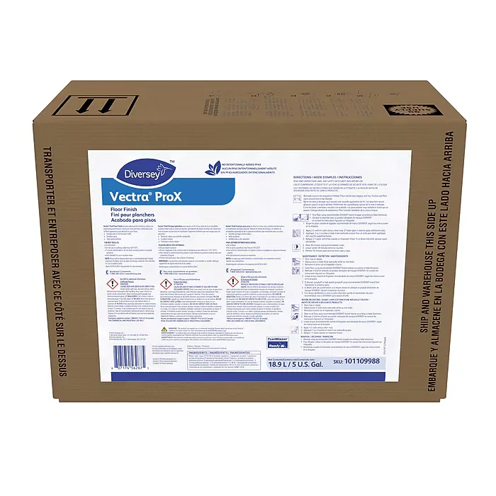 101109988 VECTRA PROX FLOOR FINISH 5 GL BAG IN BOX