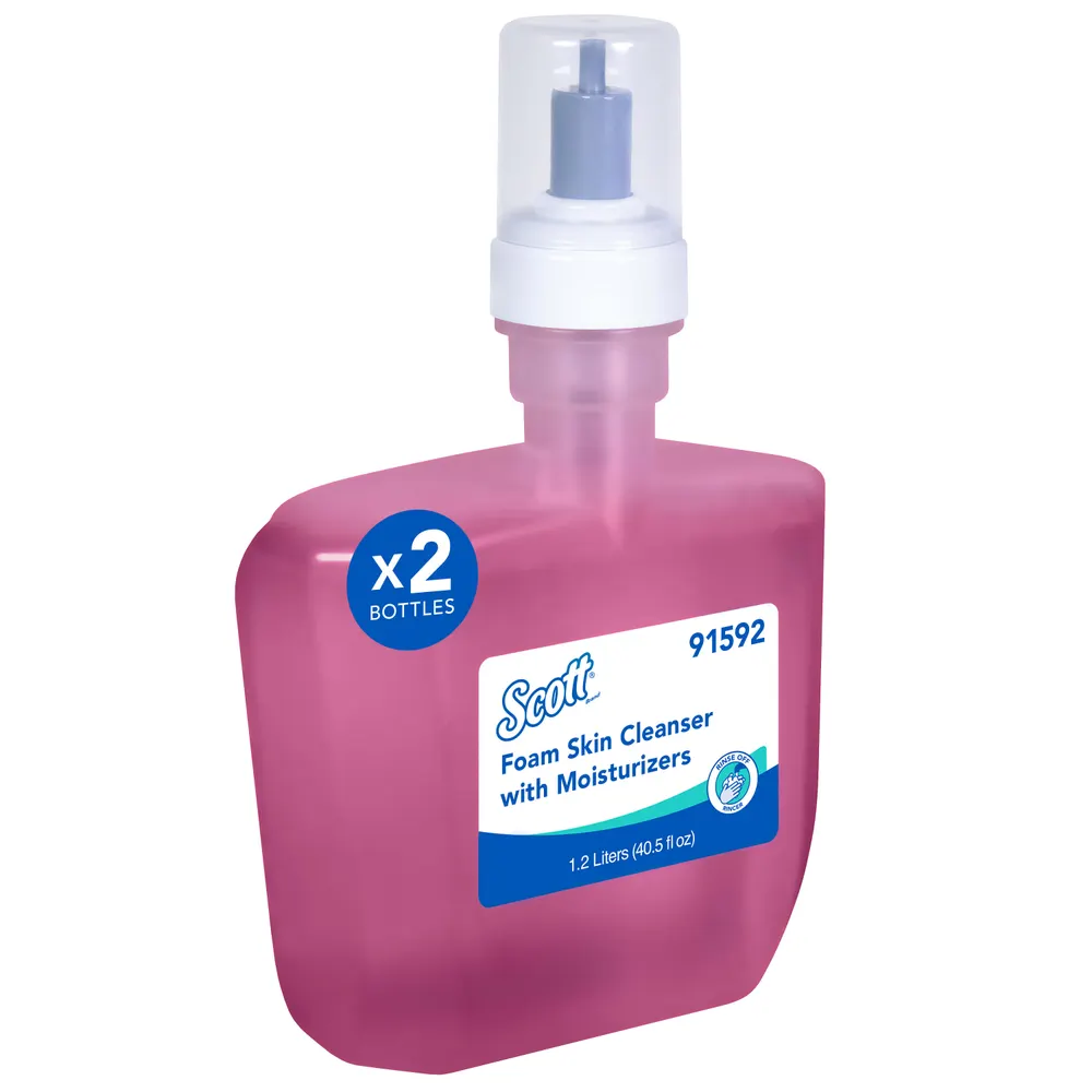 91592 SCOTT FOAM SKIN CLEANSER WITH MOISTURIZERS 2 1.2L/CS