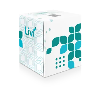192102 LIVI ULTRA PREMIUM CUBE BOX FACIAL TISSUE 36/CS