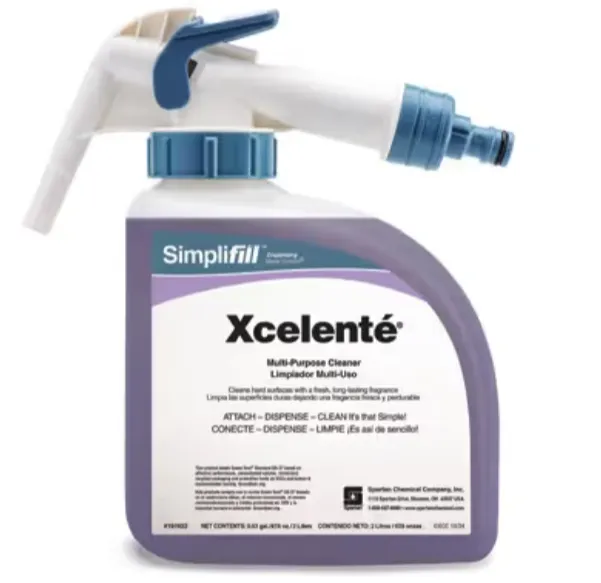 191922 XCELENTE ALL PURPOSE HARD SURFACE CLEANER LAVENDAR 2-2LT