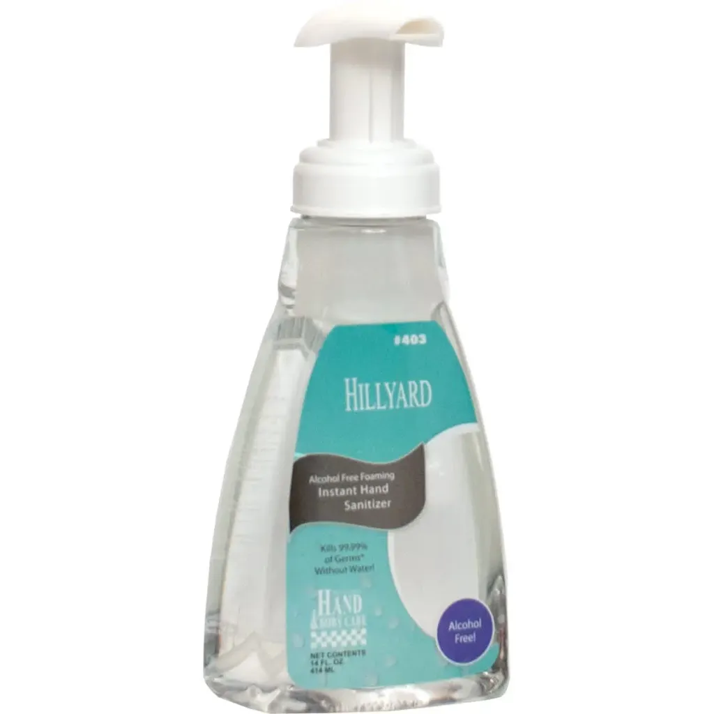 HIL0040382 ALCOHOL FREE FOAMING INSTANT HAND SANITIZER FOAM 14 FL OZ BOTTLE, 6/CS