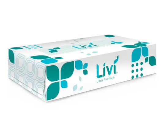191101 LIVI ULTRA PREMIUM FLAT BOX FACIAL TISSUE