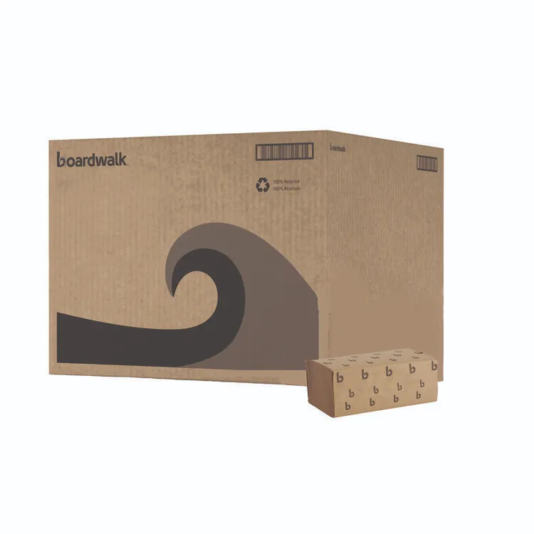 BOARDWALK TOWEL SINGLEFOLD NATURAL 9X9 250 PER PACK 16 PACKS PER CASE