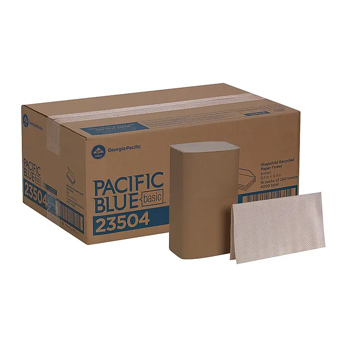 23504 TOWEL SINGLEFOLD BROWN EPA 1 PLY 16/250/CS