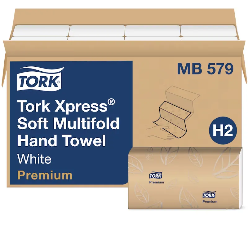 [P30804] MB 579 H2 TORK XPRESS SOFT MULTIFOLD HAND TOWEL WHITE 2-PLY 16/135/CS