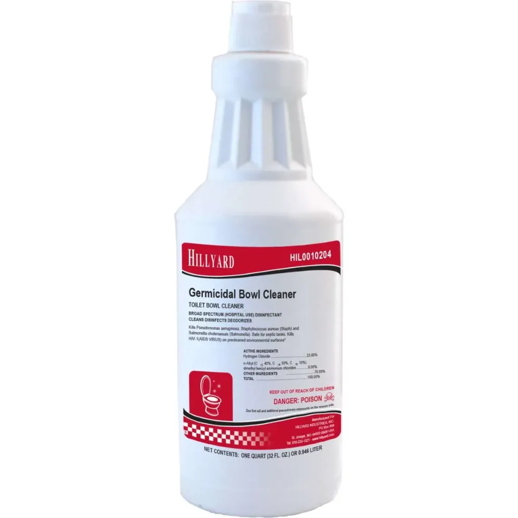 [C23155] HIL0010204 GERMICIDAL BOWL CLEANER 23% HCL 12 QT/CS