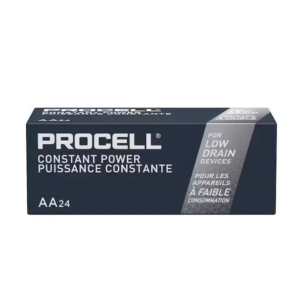 [F07063] PROCELL BATTERY, AA DURACELL 24/BX 6 BX/CS