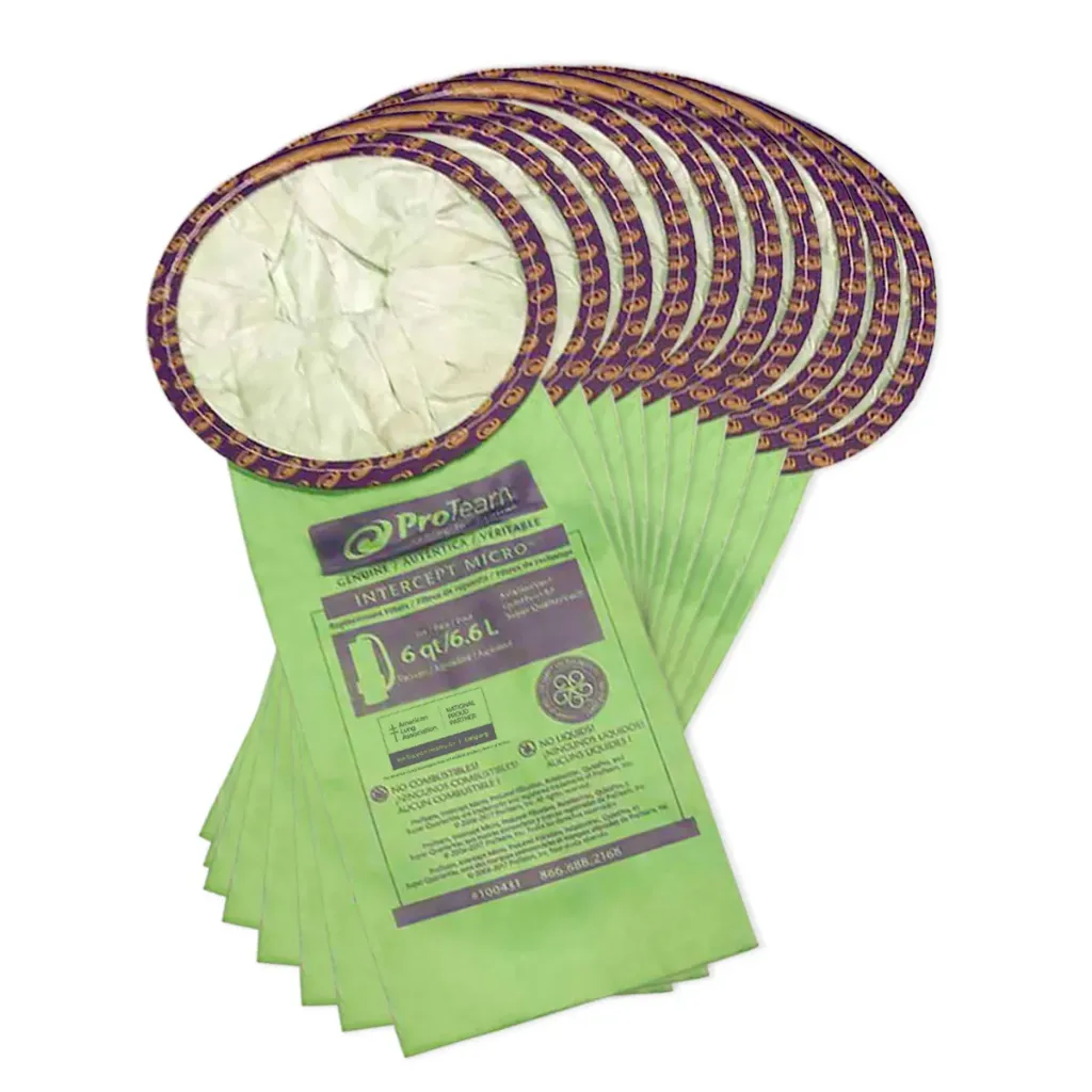 100431 INTERCEPT MICRO FILTER BAG, OPEN COLLAR, FITS 6 QT, TRAILBLAZER, TRAILBLAZER LITE, 10/PK