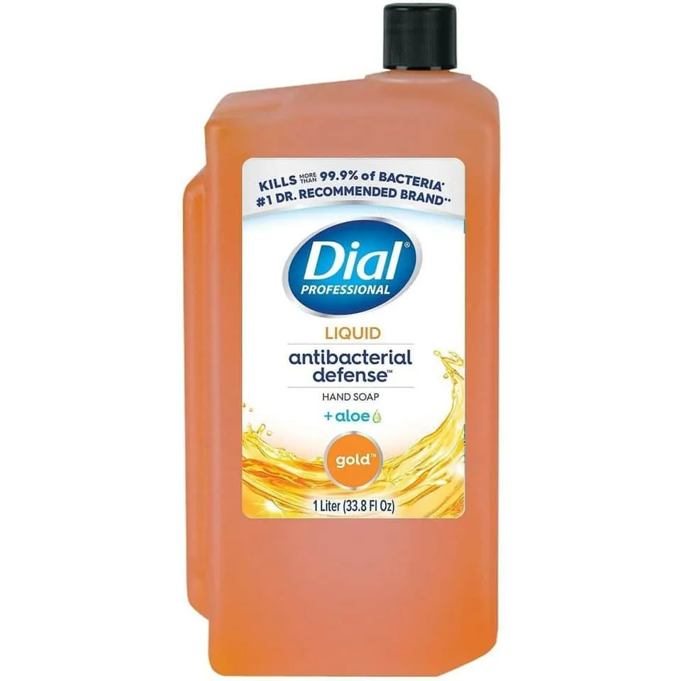 DIAL LIQUID ANTIBACTERIAL DEFENSE HAND SOAP 8 LT/CS