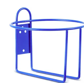 ONE GALLON JUG STORAGE RACK WALL MOUNTED HEAVY DUTY BLUE BRACKET SHELF