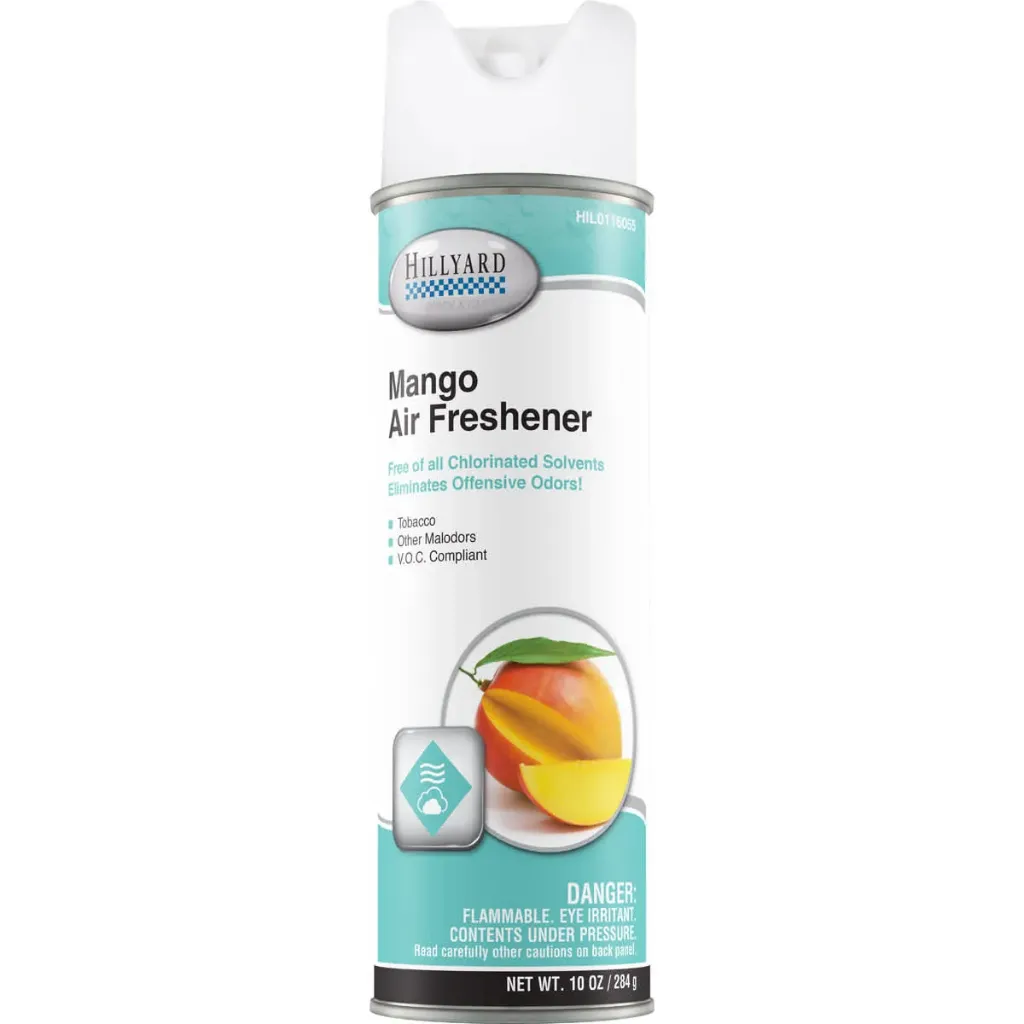 HIL0109755 HILLYARD, QUICK AND CLEAN CINNAMON AIR FRESHENER, 10 OZ AEROSOL CAN 12 EA/CS