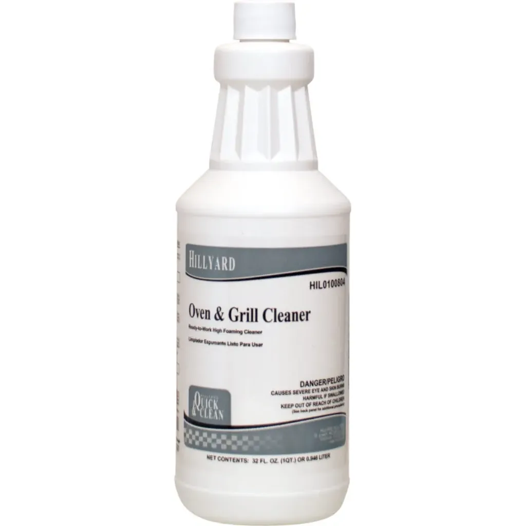 HIL0100804 HILLYARD QUICK AND CLEAN OVEN & GRILL CLEANER, 32 FL OZ BOTTLE 12 QT/CS