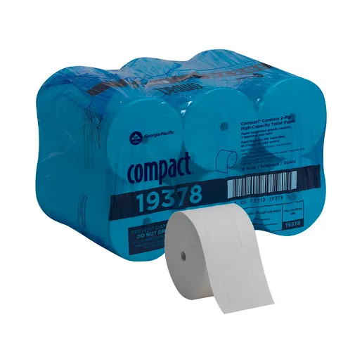 19378 COMPACT CORELESS GEORGIA PACIFIC BATH TISSUE 2 PLY 18/1500/CS