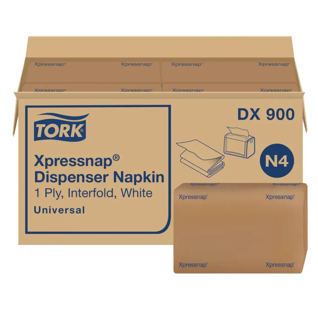 DX900 TORK XPRESSNAP WHITE DISPENSER NAPKIN N4 12X500/CS