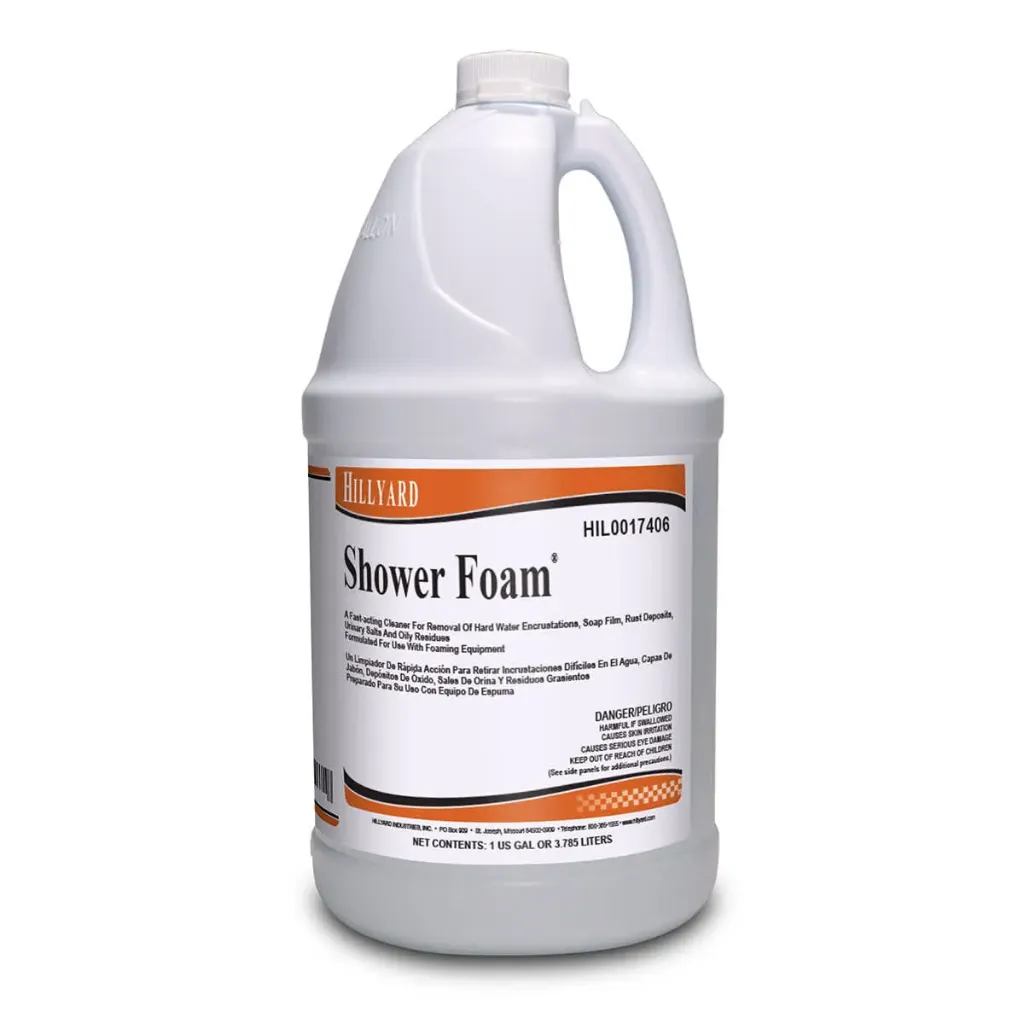 HIL0017406 HILLYARD SHOWER FOAM CLEANER 4 GL/CS