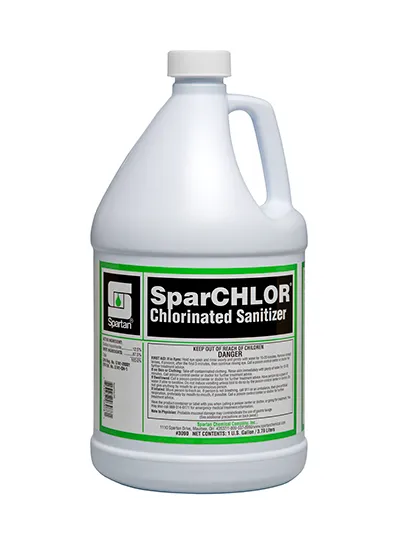 SPARCHLOR CHORINATED FOOD SERVICE SANITIZER 4 GL/CS