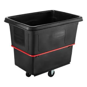 RUBBERMAID HEAVY DUTY UTILITY TRUCK, 16 CUBIC FOOT, 1000 LB LOAD CAPACITY, 5 CASTERS