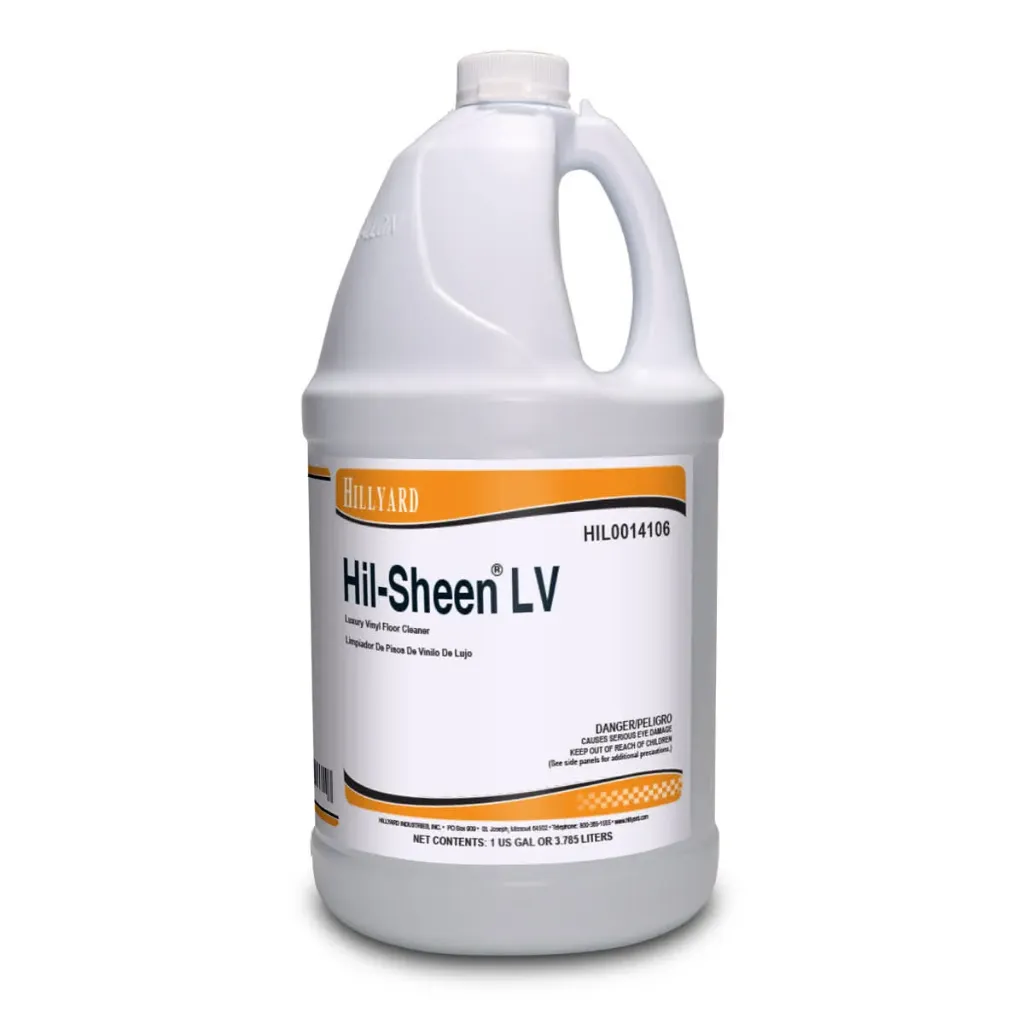 HIL0014106 HILLYARD HIL-SHEEN LV LUXURY VINYL FLOOR CLEANER 4 GL/CS