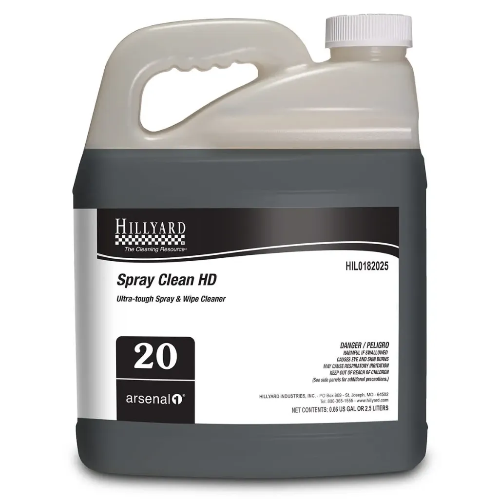 HIL0182025 ARSENAL 1 SPRAY CLEAN HD #20 4/2.5 LT/CS