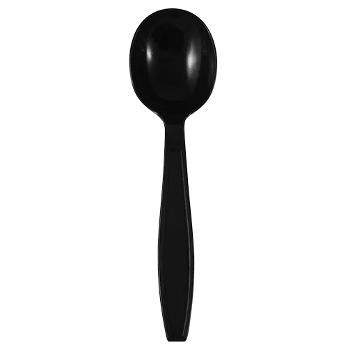 U2032B KARAT EXTRA HEAVY-WEIGHT SOUP SPOON BLACK PP 1000/CS
