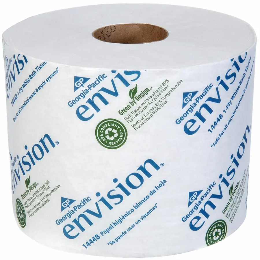 [P11102] GEORGIA PACIFIC ENVISION BATH TISSUE UNIVERSAL 1 PLY 48/1500/CS