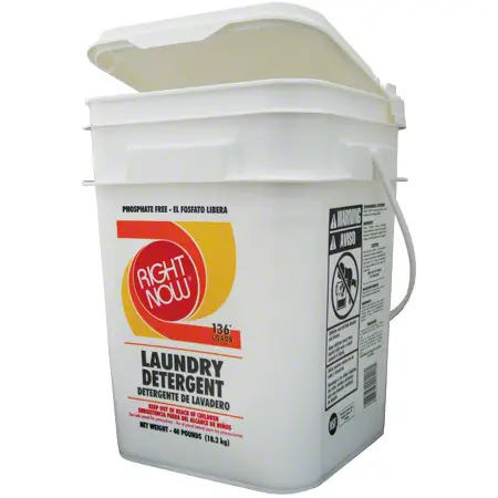 [C20922] RIGHT NOW LAUNDRY DETERGENT 40 LB PAIL