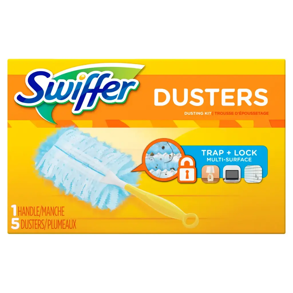 [T40701] SWIFFER DUSTER KIT 1 HANDLE & 5 DUSTERS (BOX) 6BX/CS