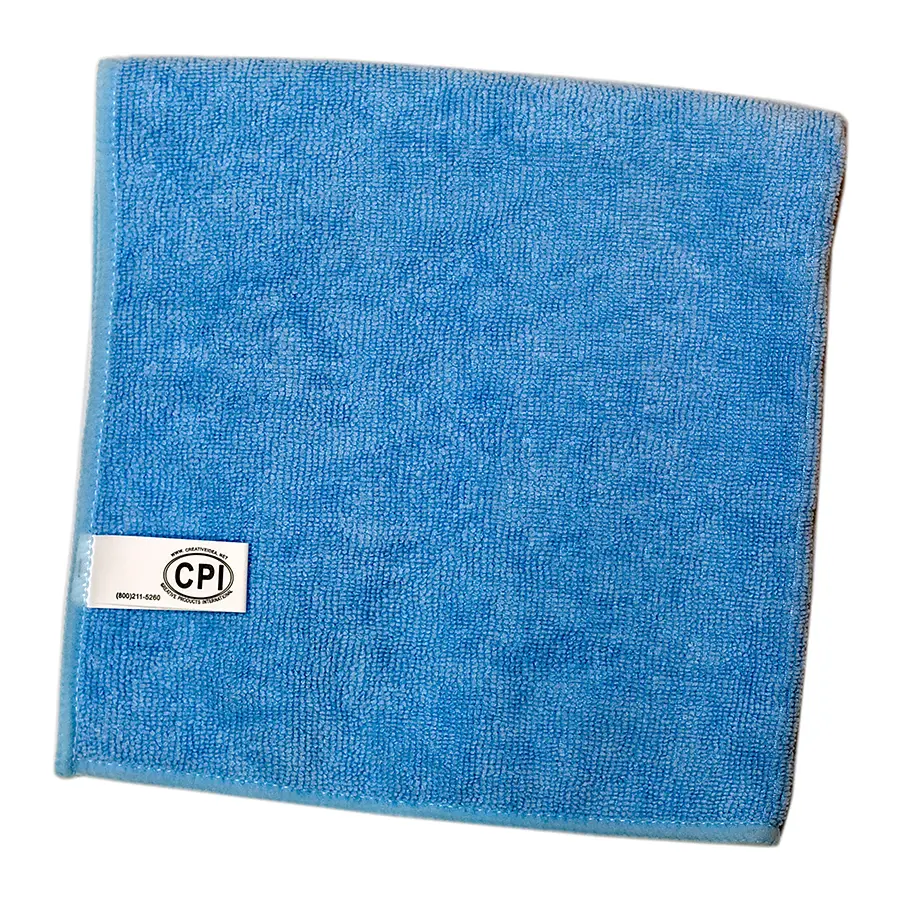 [T81701] MICROFIBER CLOTH 16X16 BLUE 24 DZ/CS