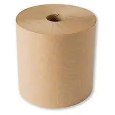 [P32401] 40-006 OASIS NATURAL HARDWOUND ROLL TOWELS UNIVERSAL 8 X 800' 6/CS
