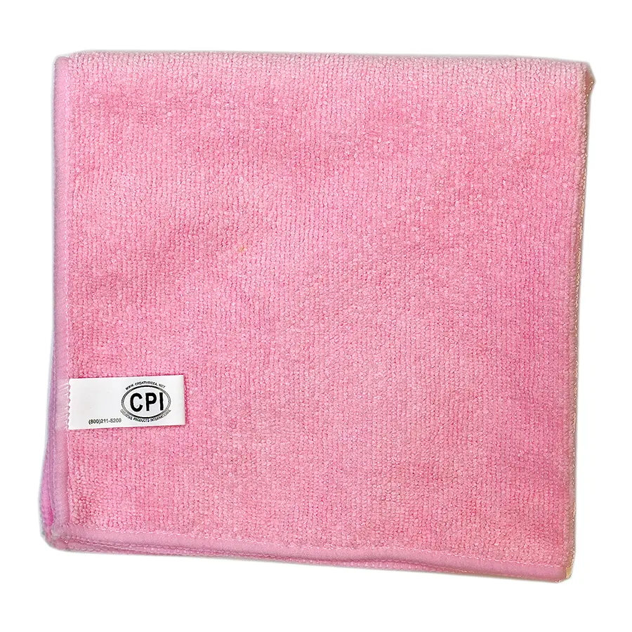 [T81703] MICROFIBER CLOTH 16X16 PINK 24 DZ/CS